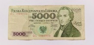 5000 ZŁOTYCH 1982 seria DL 198...