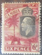 Gambia kolonia brytyjska stary znaczek (2/20