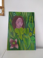 ,,Jungle girl" obraz olejny