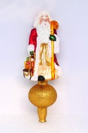 CZUB - SZPIC NA CHOINKĘ 26 cm BOMBKA SZKŁO