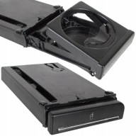 AUDI A4 B6 B7 UCHWYT NA KUBKI NAPOJE CUP HOLDER CUPHOLDER CZARNY + CHROM