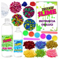 ZESTAW SLIME WOW! DO ROBIENIA GLUTÓW WIELKI KREATYWNY BOX FABRYKA PREZENT