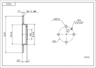 KOMPLET 2x Tarcza hamulcowa Hart 215 612 przód Polo Arosa