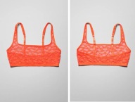 Śliczna markowa bielizna WEEKDAY Christy Soft Bra EUR M neonowy