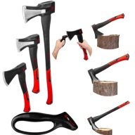 ZESTAW 3 SIEKIER ROZŁUPUJĄCYCH MAPOWER WŁÓKNO SZKLANE 0,6-2KG + OSTRZAŁKA