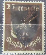 Niemcy stary znaczek z nadrukiem Luftwaffe (9/44