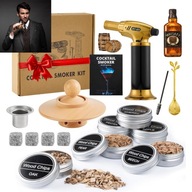 Smoker Do Whisky – Efekt Barmana w Domu + 6 Aromatów Drewna - SUPER PREZENT