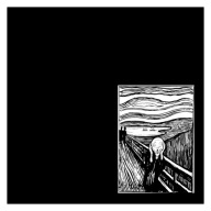 Bandamka czarna KRZYK Edvard Munch