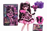 MONSTER HIGH DRACULAURA STRASZYSŁODKIE URODZINY+ AKCESORIA