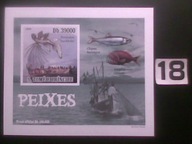 Ryby , wędkarstwo , Wyspy Św. Tomasza i Książęca , MNH cięty