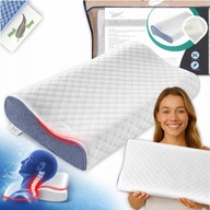 PODUSZKA ORTOPEDYCZNA NISKA MEMORY DO SPANIA NA BOKU I PLECACH MEDYCZNA CE!