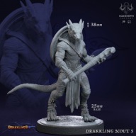 Drakkling Scout 5 - Drakklings - figurka RPG DnD D&D - druk 3D 14K