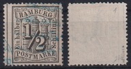 1864 Hamburg z szerokim lewym marginesem gwarancja Engel BPP
