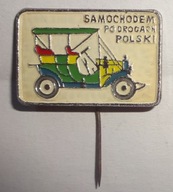 ZNACZEK PRZYPINKA SAMOCHODEM PO DROGACH POLSKI