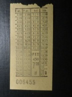 Bilet PKS,7,20 1959/60.