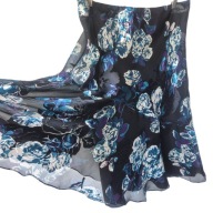 Alexon spódnica 54% jedwab komfortowa,rozkloszowana 44