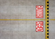 Podstawka "Płyta lotniska HF72001" skala 1:72 roz.A3 druk PCV 3mm