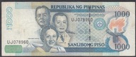 Filipiny 1000 Piso 2012