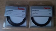 Dwa adaptery filtra firmy Hama 58=>72mm oraz 62=>72mm