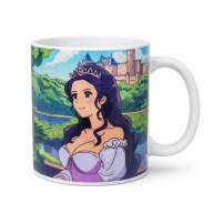 Kubek Anime Fantasy Księżniczka Magiczny Zamek 330 ml