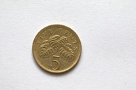 5 cents centów Singapur 1990