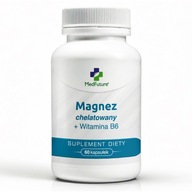 Magnez Chelatowany 886 mg + Witamina B6 - Wsparcie dla układu nerwowego
