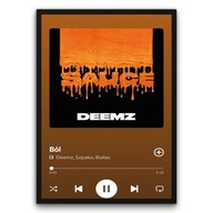 Plakat z ramą 30x40cm Ból Szpaku rap hip-hop | Pomysł na Prezent