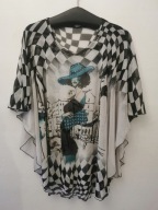 PARIS BLUZKA NARZUTKA HIPPIE BOHO OVERSIZE