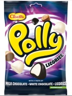 cloetta POLLY LICORICE czekoladowa lukrecja pianki 150g SZWEDZKIE