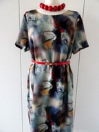 SUKIENKA W KWIATY JAK MALOWANE 48