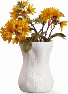 WAZON CERAMICZNY BIAŁY 16 CM MINIMALISTYCZNY DEKORACYJNY NOWOCZESNY BOHO