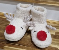 Kapcie bambosze Rudolf białe C&A 36/37