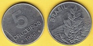 Brazylia 5 Cruzeiros 1982 r.