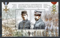 Fi Blok 329 -100 rocznica polsko-francUSKICH stosunków dyplomat. BLOK 2019