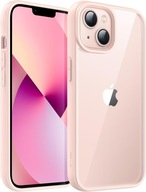 Etui na tył plecki iPhone 13 6,1" osłona bumper jasny różowy matowy TPU