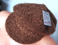 Czapka z daszkiem Kaszkiet w stylu retro wełna boucloe L/Xl