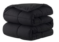 KOŁDRA CAŁOROCZNA 140x200 ANTYALERGICZNA BREE CZARNA MIĘKKA POLSKA PROD