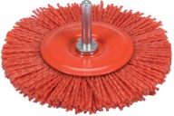YATO YT-47792 SZCZOTKA NYLONOWA ŚCIERNA 100mm TARCZOWA OBROTOWA TRZPIENIEM