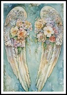 A2 KOLOROWY PLAKAT OBRAZ ANIELSKIE SKRZYDŁA, PLAKAT ANIOŁ NR 41