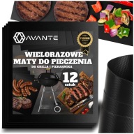 MATA TEFLONOWA 12 SZT. – NAJLEPSZA PODKŁADKA WIELORAZOWA DO GRILLA I BBQ!