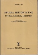 Studia historyczne. Ustrój, Kościół, militaria ; jak nowa