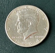 USA Half Dollar Kennedy 1964 srebro 900 # 2