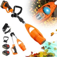 Bezprzewodowa dmuchawa odkurzacz do liści 21 V z 2 akumulatorami i ładowark