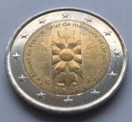 Francja 2018 - 2 euro - 100. rocznica zakończenia I Wojny