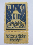 Austria - Budowa Świątyni Dobra - Zw. Niemców w Austrii - zalepka - OPIS !