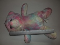 MASKOTKA TĘCZOWY MIŚ 35CM