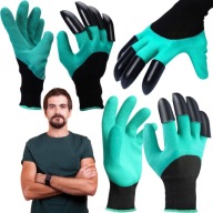 RĘKAWICZKI ROBOCZE OGRODOWE Z PAZURKI PAZURAMI MOCNE DO SADZENIA KOPANIA