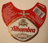 ETYKIETA - Alhambra - PIWO - CERVEZA PREMIUM - HISZPANIA - WARSZAWA