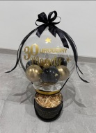 Personalizowany Flower Box z Balonami na Urodziny Imieniny 18 Flowerbox