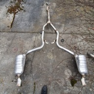 MERCEDES E KLASA 350 CDI TŁUMIK WYDECH KOŃCOWY A2124910100 A2124910200